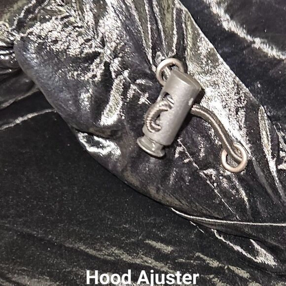 XOXO Women's black winter puffer jacket Size XL & Large NWT - Picture 4 of 16